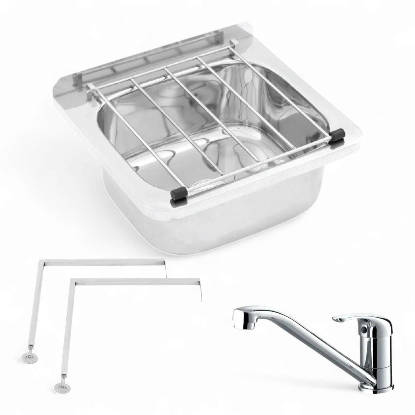 CLEANERS WORKSTATION BUNDLE (STAINLESS STEEL) SKU:CWS06‑3