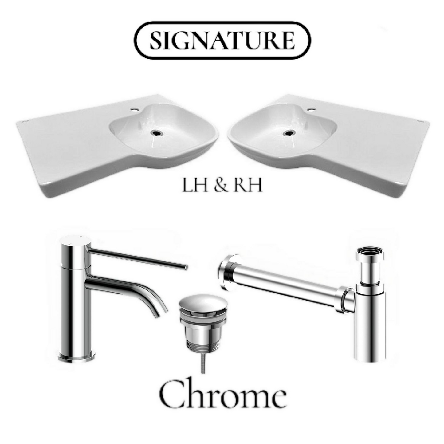 ACCESSIBLE 710 HAND BASIN (LH / RH) BUNDLE