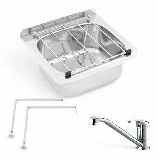 CLEANERS WORKSTATION BUNDLE (STAINLESS STEEL) SKU:CWS06‑3